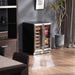 Newair 24" Dual-Zone Wine & Beverage Cooler – Stainless Steel - Freestanding fridge