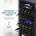 Newair 28 Bottle Freestanding Wine Fridge – 18.9" Stainless Steel - Spacious and Versatile Design