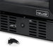 Newair 29 Bottle Dual Zone Wine Fridge – 15" Black Stainless Steel - Close up view of the lock with keys