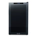 Newair 33 Bottle Shadow Series Dual Zone Wine Fridge – 19.5" Black - Front View Studio Image - Empty Inside