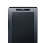 Newair 34 Bottle Shadow Series Wine Fridge – 18.7" Black - Close up view of the controls