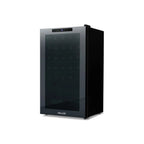 Newair 34 Bottle Shadow Series Wine Fridge – 18.7" Black - Front Right View - Closed