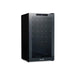 Newair 34 Bottle Shadow Series Wine Fridge – 18.7" Black - Front View Studio Image