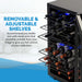 Newair 43 Bottle Dual Zone Wine Fridge – 18.9" Stainless Steel - Removable and Adjustable Shelved