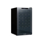 Newair 51 Bottle Shadow Series Wine Fridge – 19.5" Black - Front View Studio Image