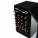 Newair 51 Bottle Shadow Series Wine Fridge – 19.5" Black - Top View of the Fridge with wines