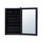 Newair 51 Bottle Shadow Series Wine Fridge – 19.5" Black - View Studio Image - Empty - Opened