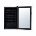 Newair 51 Bottle Shadow Series Wine Fridge – 19.5" Black - View Studio Image - Empty - Opened