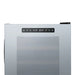 Newair 56 Bottle Shadow Series Dual Zone Wine Fridge – 16.9" Black - Close up view of the Controls