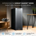 Newair 56 Bottle Shadow Series Dual Zone Wine Fridge – 16.9" Black - Shadow Series - Value Protected - Luxury Reflected