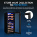 Newair 56 Bottle Shadow Series Dual Zone Wine Fridge – 16.9" Black - Store your Collection to Perfection