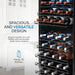 Newair 76 Bottle Dual Zone Wine Fridge – 23" Stainless Steel - Spacious and Versatile Design