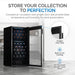 Newair 76 Bottle Dual Zone Wine Fridge – 23" Stainless Steel - Store your collection to perfection