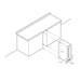 Newair 7 Bottle Built In Wine Fridge – 5.9" Stainless Steel - Dimension of the built in fridge shown