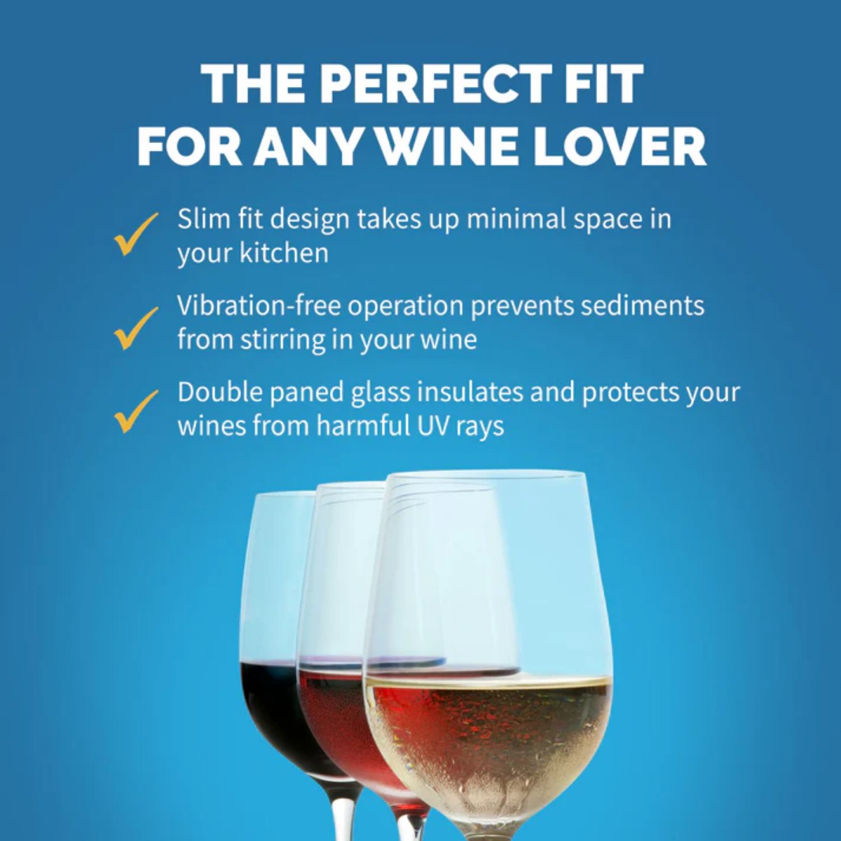 Newair 7 Bottle Built In Wine Fridge – 5.9" Stainless Steel - The Perfect Fit for Any Wine Lover