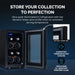 Newair 8 Bottle Shadow-T Series Wine Fridge – 10.2" Black - Store your Collection to Perfection