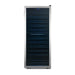 Newair 98 Bottle Dual Zone Wine Fridge – 23" Stainless Steel - Front View - Empty Shelves - Closed Door