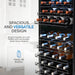 Newair 98 Bottle Dual Zone Wine Fridge – 23" Stainless Steel - Spacious and Versatile Design
