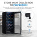 Newair 98 Bottle Dual Zone Wine Fridge – 23" Stainless Steel - Store your collection to perfection