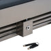 Newair ESTATE 160 Bottle Wine Fridge – 29" Stainless Steel - Close up view of the lock system with keys