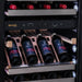 Newair ESTATE 160 Bottle Wine Fridge – 29" Stainless Steel - Display Shelf for Presentation Close up view