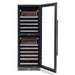 Newair ESTATE 160 Bottle Wine Fridge – 29" Stainless Steel - Front View - Empty Shelves - Opened