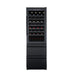 Newair ESTATE 24" Premium Dual Zone Wine Fridge & Beverage Center - Front View - Loaded Shelves - Closed Door