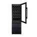 Newair ESTATE 24" Premium Dual Zone Wine Fridge & Beverage Center - Front View - Loaded Shelves - Open Door