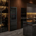 Newair ESTATE 24" Premium Dual Zone Wine Fridge & Beverage Center - Tall built-in wine fridge in a luxury modern kitchen