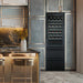 Newair ESTATE 24" Premium Dual Zone Wine Fridge & Beverage Center - built-in wine fridge in luxury kitchen with accents