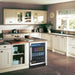 Newair FlipShelf 179 Can, 49 Bottle Reversible Shelves Fridge – 24" -  Fridge shown in the Kitchen Area
