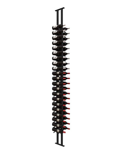 Floor-to-Ceiling Mounted Wine Rack Display - 2-Sided (42 Bottles)