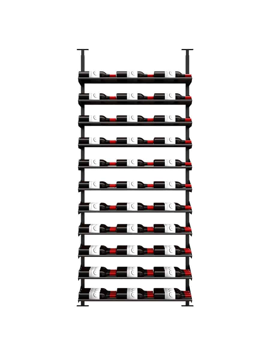 Ultra Wine Racks Showcase Standard Horizontal Kits (66 - 99 Bottles)