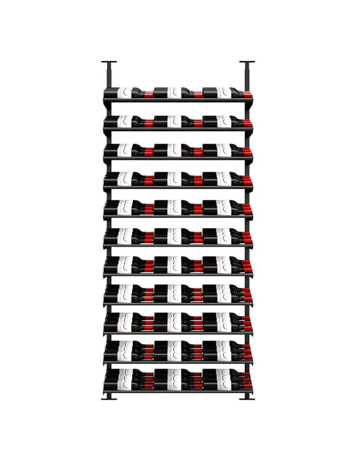 Ultra Wine Racks Showcase Standard Cascade Kits (66 - 99 Bottles)