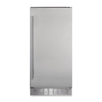 Silhouette 15″ Built-in Under Counter Ice Maker in Stainless Steel - front view of the ice maker