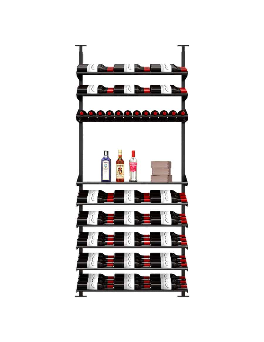Ultra Wine Racks Showcase Featured Exhibition Kit (60-80 Bottles)