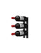 Ultra Wine Racks Straight Wall Rails - 1FT Metal Wine Rack (3 Bottles)