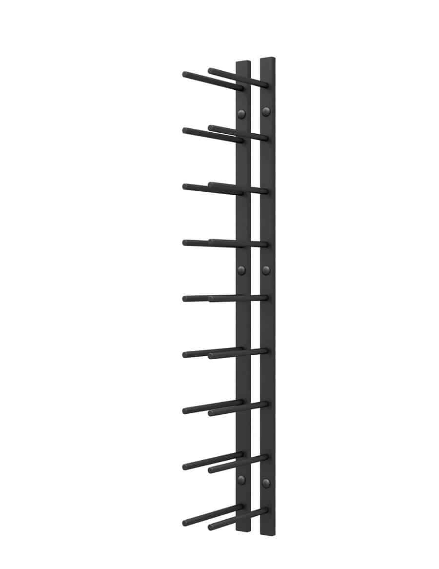 Ultra Wine Racks Straight Wall Rails - 3FT Metal Wine Rack (9 Bottles)