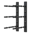 Ultra 1FT Label-Out Horizontal Wall Rail Wine Rack (3–9 Bottles) - Double Depth Can fit 6 Bottles