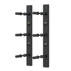 Ultra 1FT Label-Out Horizontal Wall Rail Wine Rack (3–9 Bottles) - Single Depth Can fit 3 Bottles