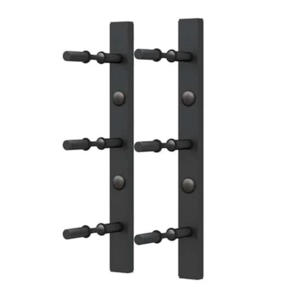 Ultra 1FT Label-Out Horizontal Wall Rail Wine Rack (3–9 Bottles) - Single Depth Can fit 3 Bottles