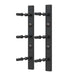 Ultra 1FT Label-Out Horizontal Wall Rail Wine Rack (3–9 Bottles) - Single Depth Can fit 3 Bottles