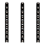 Ultra 2FT Cork-Out Straight Wall Rail Wine Rack (6 Bottles) - Cork Out Design of the Wine Rack Front View