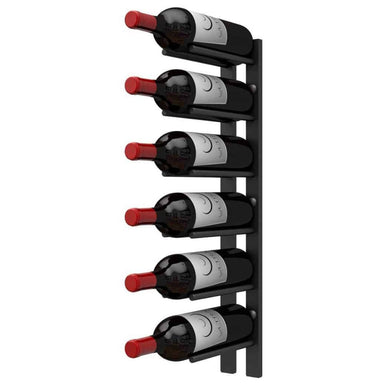 Ultra 2FT Cork-Out Straight Wall Rail Wine Rack (6 Bottles) - Cork Out Design with wine bottles
