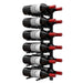 Ultra 2FT Label-Out Horizontal Wall Rail Wine Rack (6–18 Bottles) - 12 Bottles Shown