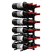 Ultra 2FT Label-Out Horizontal Wall Rail Wine Rack (6–18 Bottles) - 18 Bottles Shown