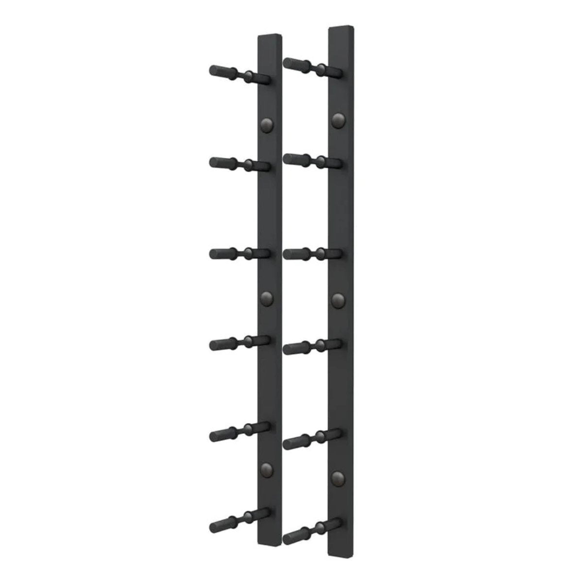 Ultra 2FT Label-Out Horizontal Wall Rail Wine Rack (6–18 Bottles) - Single Depth Can fit 6 Bottles