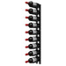 Ultra 3FT Cork-Out Straight Wall Rail Wine Rack (9 Bottles) - Cork Out Design with wine bottles
