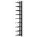 Ultra 3FT Cork-Out Straight Wall Rail Wine Rack (9 Bottles) - Front View of the Wine Rack