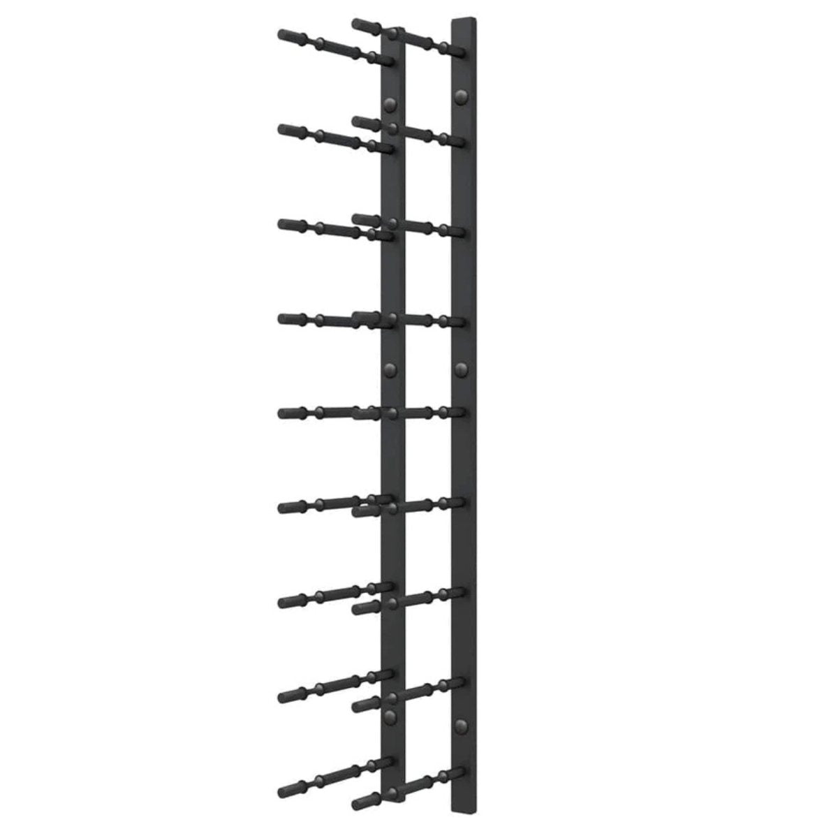 Ultra 3FT Label-Out Horizontal Wall Rail Wine Rack (9–27 Bottles) - Double Depth Can fit 18 Bottles